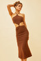 Lucy Midi Dress - Chocolate | Sage and Paige AUS.