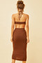 Lucy Midi Dress - Chocolate | Sage and Paige AUS.