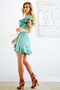 Swing Around Mini Dress - Sage | Sage and Paige AUS.