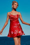 Nights Like This Satin Mini Dress - Red | Sage and Paige AUS.