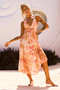 Gold Dust Midi Dress - Orange | Sage and Paige AUS.