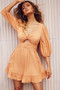 Forgiven Mini Dress - Orange | Sage and Paige AUS.