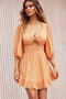 Forgiven Mini Dress - Orange | Sage and Paige AUS.