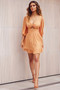 Forgiven Mini Dress - Orange | Sage and Paige AUS.