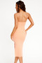 Juna Midi Dress - Peach | Sage and Paige AUS.