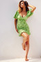 Cody Mini Dress - Green | Sage and Paige AUS.