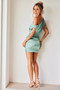 Still Lovers Mini Dress - Sage | Sage and Paige AUS.