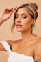 Ethereal Drop Earrings - Green | Sage and Paige AUS.