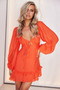 Xena Mini Dress - Tangerine | Sage and Paige AUS.