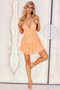 Sun Playin Lace Mini Dress - Peach | Sage and Paige AUS.