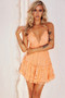 Sun Playin Lace Mini Dress - Peach | Sage and Paige AUS.