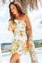 Palermo Mini Dress - Lemon | Sage and Paige AUS.