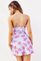 No Drama Satin Mini Dress - Blue | Sage and Paige AUS.