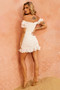 Throwing Shade Mini Dress - White | Sage and Paige AUS.