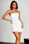 In Her Element Mini Dress - White | Sage and Paige AUS.