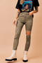 Bad Idea Jeans - Khaki Green | Sage and Paige AUS.