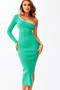 Villa Knit Midi Dress - Emerald | Sage and Paige AUS.