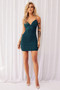 She's The Moment Mini Dress - Forest Green | Sage and Paige AUS.