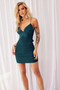 She's The Moment Mini Dress - Forest Green | Sage and Paige AUS.