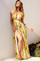 Amelie Maxi Dress - Yellow | Sage and Paige AUS.