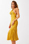 Mercedes Midi Dress - Mustard | Sage and Paige AUS.