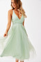 Elsa Midi Dress - Sage | Sage and Paige AUS.