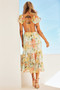 Close To Me Midi Dress - Yellow | Sage and Paige AUS.