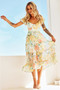 Close To Me Midi Dress - Yellow | Sage and Paige AUS.