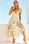 Close To Me Midi Dress - Yellow | Sage and Paige AUS.