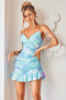 Sunday Island Mini Dress - Blue Multi | Sage and Paige AUS.