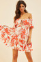 Runaway Baby Mini Dress - Orange | Sage and Paige AUS.