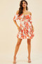 Runaway Baby Mini Dress - Orange | Sage and Paige AUS.