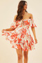Runaway Baby Mini Dress - Orange | Sage and Paige AUS.