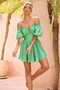 Brandi Mini Dress - Green | Sage and Paige AUS.