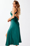 Mercedes Midi Dress - Forest Green | Sage and Paige AUS.