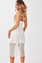 Ease Up Midi Dress - White | Sage and Paige AUS.