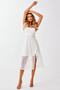Ease Up Midi Dress - White | Sage and Paige AUS.