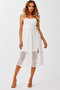 Ease Up Midi Dress - White | Sage and Paige AUS.
