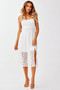 Ease Up Midi Dress - White | Sage and Paige AUS.