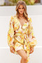 Switching Back Mini Dress - Yellow | Sage and Paige AUS.