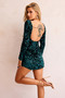 Time Will Tell Mini Dress - Forest Green | Sage and Paige AUS.