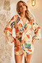 Spring Thing Mini Dress - Orange Multi | Sage and Paige AUS.