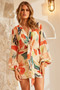 Spring Thing Mini Dress - Orange Multi | Sage and Paige AUS.