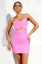 More Thoughts Mini Dress - Hot Pink | Sage and Paige AUS.