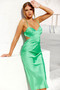 No Reasons Midi Dress - Emerald | Sage and Paige AUS.