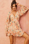 Hold You Up Mini Dress - Nude Multi | Sage and Paige AUS.