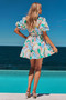 Wander Mini Dress - Orange Multi | Sage and Paige AUS.