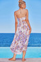 Spirited Midi Dress - Purple Multi | Sage and Paige AUS.