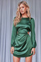 Chase Mini Dress - Forest Green | Sage and Paige AUS.