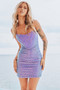 Venus Mini Dress - Purple Multi | Sage and Paige AUS.